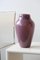 Vintage Murano Maroon Glass Vase 2