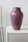 Vase Vintage en Verre de Murano Bordeaux H: 30 cm 1
