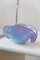 Vintage Purple Murano Shell Bowl 1