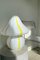 Lámpara de mesa vintage en forma de hongo de Murano a rayas H: 45 cm, Imagen 6