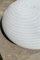 Weiße Vintage Murano Deckenlampe D: 48 cm 5