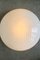Lámpara de techo vintage de cristal de Murano blanco D: 48 cm, Imagen 3