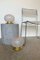 Vintage Murano Tischlampe in Rosa Wirbel 4
