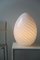 Lámpara de mesa vintage en forma de huevo de cristal de Murano, Imagen 6