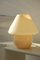 Extra große gelbe Vintage Murano Pilz Lampe H: 37,5 cm 1