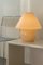 Extra große gelbe Vintage Murano Pilz Lampe H: 37,5 cm 3