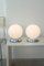 Lámpara de mesa vintage redonda de cristal de Murano, Imagen 1