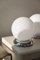 Lámpara de mesa vintage redonda de cristal de Murano, Imagen 2
