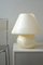 Extra große gelbe Vintage Murano Pilz Lampe H: 40 cm 1