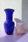 Vaso grande vintage in vetro di Murano blu cobalto H: 36.5 cm, Immagine 2
