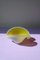 Cuenco vintage de cristal de Murano amarillo, Imagen 1