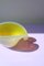Cuenco vintage de cristal de Murano amarillo, Imagen 2