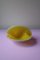 Vintage Yellow Murano Shell Bowl, Image 5