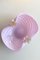 Cuenco vintage de cristal de Murano rosa, Imagen 3