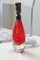 Base de lámpara vintage de cristal rojo de Murano Sommerso H: 22,5 cm, Imagen 4