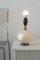 Vintage Lampenfuß aus cremefarbenem Muranoglas & Messing 6