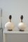 Vintage Lampenfuß aus cremefarbenem Muranoglas & Messing 2