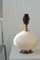 Vintage Murano Cream Glass Brass Lamp Base 4