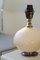 Vintage Murano Cream Glass Brass Lamp Base 5