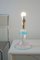 Base per lampada in vetro di Murano trasparente H: 25 cm, Immagine 3