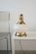Grand Pied de Lampe Vintage Murano Blanc et Jaune H: 28 cm 3