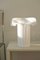 Lampada da tavolo Calla vintage in vetro di Murano bianco H: 26 cm, Immagine 7