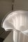 Lampada da tavolo Calla vintage in vetro di Murano bianco H: 26 cm, Immagine 4