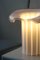 Vintage Murano Calla Lily White Table Lamp 8