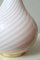 Grand Pied de Lampe Vintage Murano Rose H: 44 cm 4