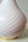 Vintage Large Murano Pink Swirl Lamp Base 4