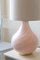 Vintage Large Murano Pink Swirl Lamp Base 3