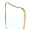 Mirror with Frame in Brass, 1950s 6