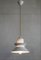 Mid-Century Nordic Style Metal and Glass Pendant Lamp from Glashütte Limburg, 1980s 7