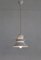 Mid-Century Nordic Style Metal and Glass Pendant Lamp from Glashütte Limburg, 1980s 13