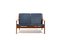 Sofá modelo J56 danés de Poul M. Volther para FDB Furniture, Imagen 5