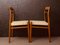 Mid-Century Norwegian Teak Dining Chairs with Paper Cord in Natural Colour, Set of 6, Image 3