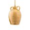 Lámparas colgantes grandes doradas de Marco Rocco. Juego de 2, Imagen 1
