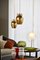 Big Gold Pendant Lamps by Marco Rocco, Set of 2 3