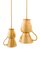 Big Gold Brocca Pendant Lamp by Marco Rocco, Image 2