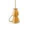 Small Gold Brocca Pendant Lamp by Marco Rocco 1