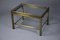 Hollywood Regency Brass and Glass Coffee Side Table from Maison Jansen, Image 13