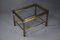 Hollywood Regency Brass and Glass Coffee Side Table from Maison Jansen 7