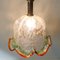 Lampe à Suspension Fleur Vintage en Verre de Murano par Carlo Nason pour Mazzega, 1970s 7
