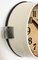 Reloj de pared vintage beige de Seiko Navy, años 70, Imagen 7