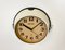 Vintage Beige Wall Clock from Seiko Navy, 1970s 5