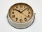 Vintage Beige Wall Clock from Seiko Navy, 1970s 3