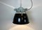 Grey Explosion Proof Lamp with Black Enameled Shade from Elektrosvit, 1970s, Image 9