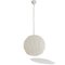 Small Scandinavian Modern White Acrylic Hanging Lamp, 1960s 6