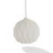 Small Scandinavian Modern White Acrylic Hanging Lamp, 1960s 4