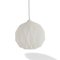 Small Scandinavian Modern White Acrylic Hanging Lamp, 1960s, Image 4